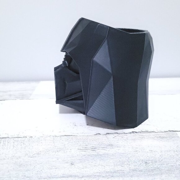 Darth Vader Planter - Low Poly Darth Vader - Star Wars Themed Planter - Picture 4 of 7